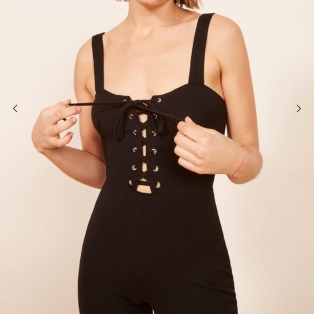 Chase Lace-up Jumpsuit *petite* - Picture 4 of 5